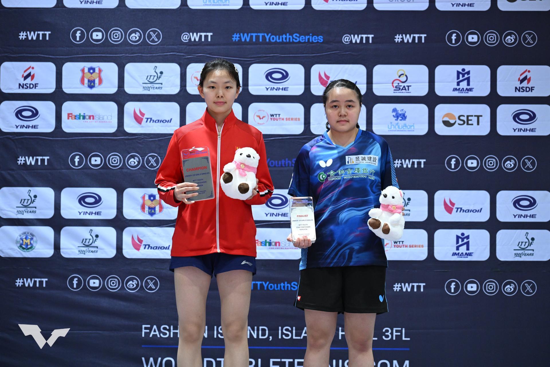 开云娱乐-霸气夺双冠！中国女乒17岁孙颖莎师妹崛起：未来对抗张本美和？